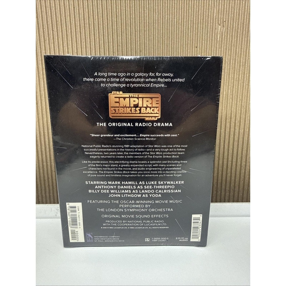 Star Wars The Empire Strikes Back Original Radio Drama NEW Audio Cassettes - Picture 2 of 6